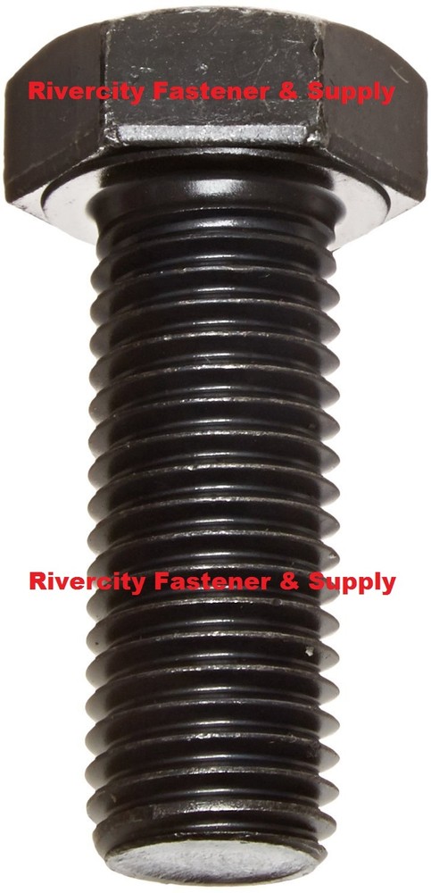 (10) 1/4-20×1 Grade 8 Bolts / Hex Head Cap Screws / 1/4x20x1 Plain / Black 1/4×1