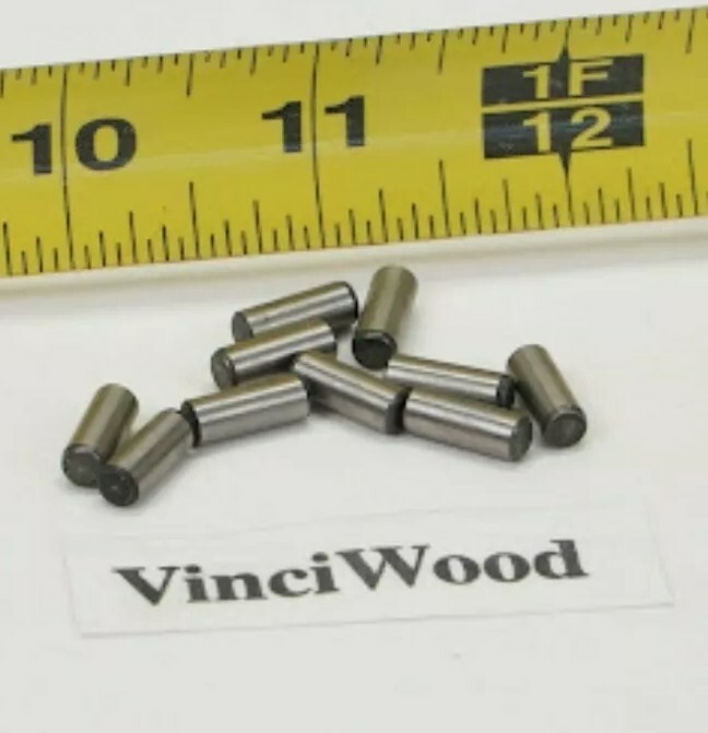 3/16 × 1/2″ Dowel Pin, Alloy Steel, Plain (12) pieces.