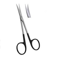 3 IRIS Scissors, 4.1/2″, Curved, Supercut Blades, Sharp Points, 1 Serrated Blade
