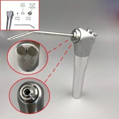 Dental Air Water Syringe Triple Spray 3 Way Handpiece with 2 Nozzles Tips Tubes