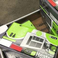 King Electric PX ECO2S 2-Stage Electric Wall Heater – 120V / White