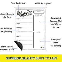 16″ x 12″, White Background Color for Clear Visibility and Easy Reading of…
