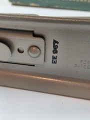 Vintage Bates 56 Desk Stapler Grey with Original Box & Swingline Staples USA