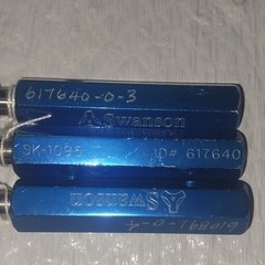 Swanson Thread Gage Set 3/8-18 NPTF SK-1095 ID#617640 Lot of 3