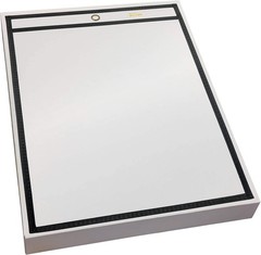 Better Office Products Shop Ticket Holders, 9 X 12 Inches Both Sides Clear(25PK)