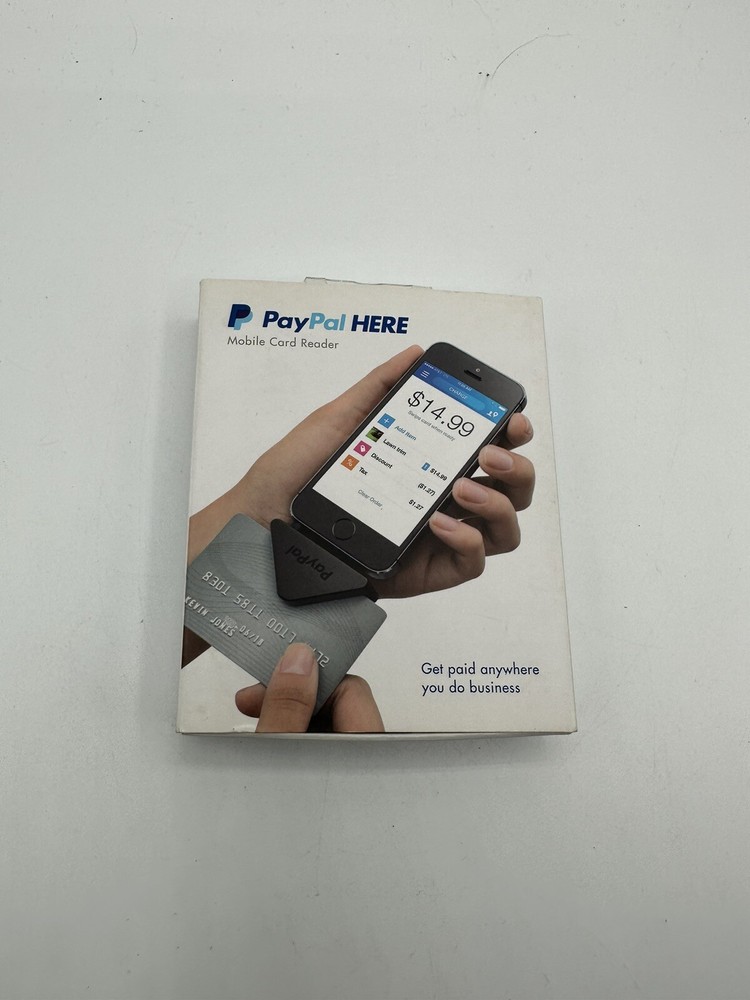 PayPal Mobile Here Card Reader for iPhone and Android Devices New / Open Box
