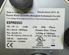 Thermo Scientific Espresso 11210800 Microcentrifuge 12x2mL 14,600 RPM LAB