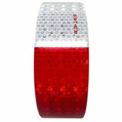 3 Rolls Reflective Safety Tape DOT C2 – 30ft Red & White Waterproof Conspicuity