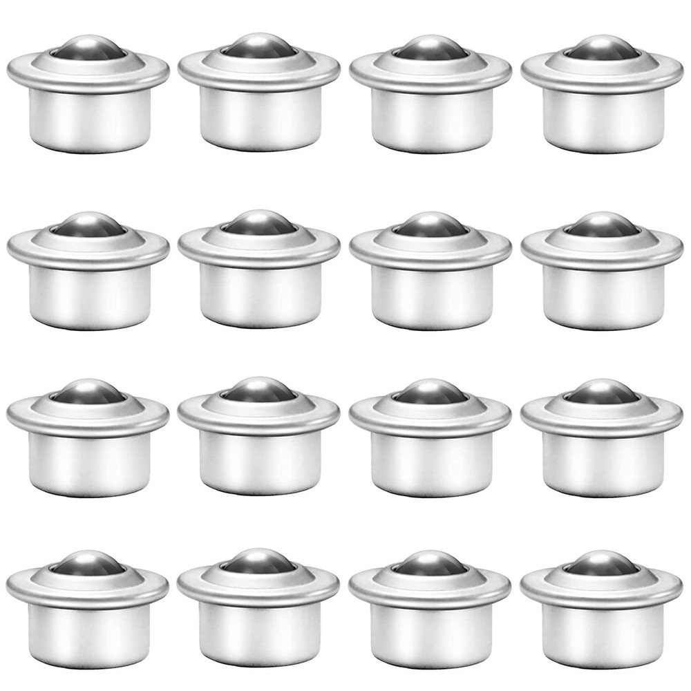 16PCS 5/8 Inch Stainless Steel Ball Transfer Bearing Casters Universal Base …