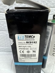TEMCo 60/7.5 MFD uF Dual Run Capacitor 370 440 vac Volts AC Motor HVAC 60+7.5