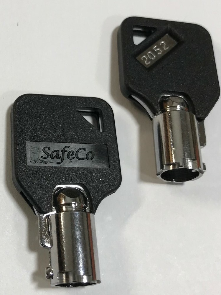 Trimax Trailer Lock Replacement Tubular Barrel Keys SafeCo Brands 2-Keys
