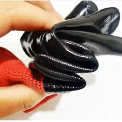Industrial Work Gloves Black Nitrile Coated Gardening Builder Grip 12 Pairs