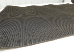 24″W x 20′ Rough Grip Top Rubber Conveyor Belt 2-Ply Black 20′ Length