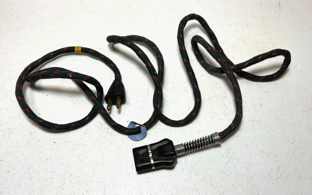 Vintage Excel Braided Small Appliance 70″ Plug In Electric Cord, Works