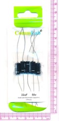 5 pack Shiangchen 22uF 50v Axial Capacitors. 22 uF Tube Amp Radio!