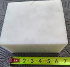 🗽MOISTURE RESISTANT HDPE 3″ X 8-1/2″ X 10″ PLASTIC SHEET