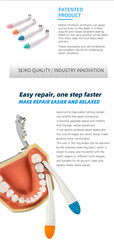 10pcs/box EASYINSMILE Dental Pro Matrix Bands Pre Formed 6MM Standard Adjustable