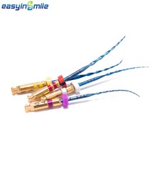 4pcEasyinsmile Endo Rotary Files Dental Root Canal NITI Files X-TWO S Cross 25MM