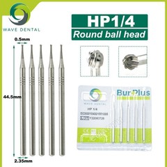 US WAVE Dental Burs Tungsten Carbide Burs HP 2.35mm Straight Low Speed Burs 5Pcs