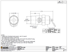 160 PSI SAFETY RELIEF POP OFF VALVE FOR AIR COMPRESSOR TANK RELEASE, 3/8″ NPT