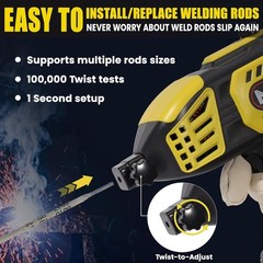 Saker Portable Electric Welding Machine,110V Portable Welder Handheld with IG
