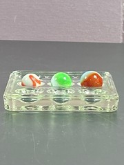 Pyrex Science 9 Well Depression Glass Spot Plates 722085 Vintage Brazil Corning