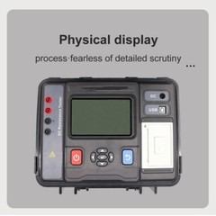 DC Resistance Tester Meter with Range 10.0uΩ to 1000.0KΩ Resolution 0.1uΩ 20A