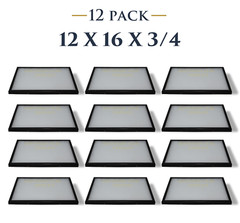 12 Pack of 12 x 16 x 3/4 Riker Display Cases Boxes for Collectibles Arrowhead