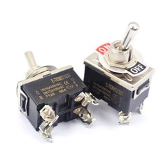 E-TEN1021 ect. Series Rocker Toggle Switches Self-Locking ON-OFF Twist Switch