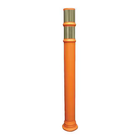 Delineator Post, Ldpe, High-Intensity Prismatic, 45 In Height, 12 Lb, Orange,