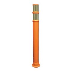 Delineator Post, Ldpe, High-Intensity Prismatic, 45 In Height, 12 Lb, Orange,