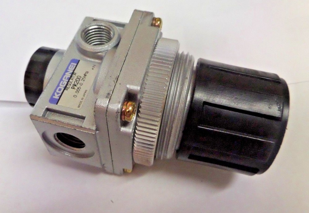 Koganei Pneumatic Regulator PR200 0.005-0.25MPa 1/4″ NPT Used