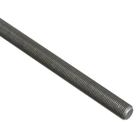 Zoro Select 57157 Fully Threaded Rod, 9/16″-18, 12 In, Steel, Grade 2, Plain