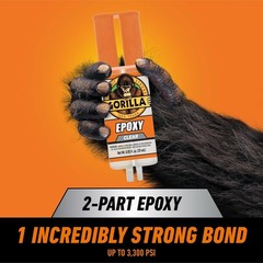 Incredibly Strong 2-Part Clear Epoxy – 0.85oz Syringe, Dries in Just 5 Minutes