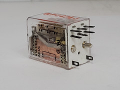 NTE R16-11D3-24 RELAY DPDT 8 PIN 3A-24VDC NIB