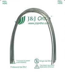 J&J Ortho™ Orthodontic Stainless Steel Arch wire Rectangular(10pcs)Ovoid Natural