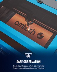 OMTech 100W 20×28 CO2 Laser Engraver with CW-5200 Water Chiller Cutting Machine