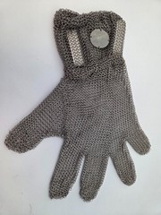 Whizard Mesh Stainless Steel Glove Adult Small 2″ Cuff Cut Protection Butcher