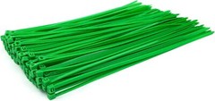Green Garden Zip Ties 8 Inch 3.6MM 100 Pack Self Locking Nylon Cable Ties Plasti