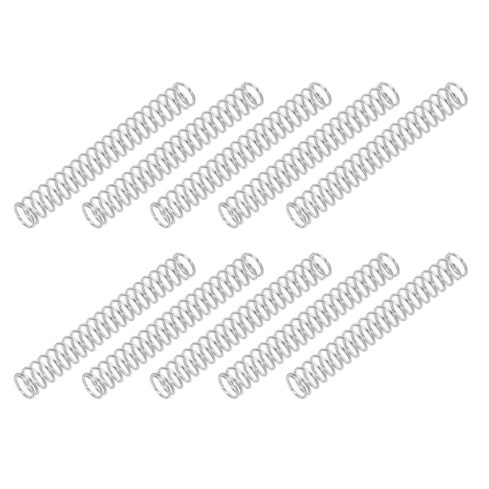 10 Pcs 304 Stainless Steel 0.4mm Wire Dia x 4mm OD x 30mm L Compression Spring