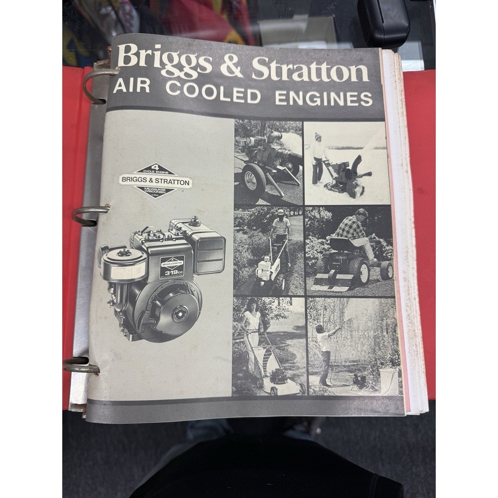 Briggs & Stratton Service Engine Sales Manual 4 Cycle Gasoline Engines 1985