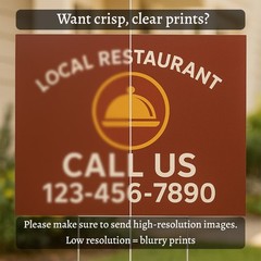 Custom Yard Signs with Metal Stakes – UV Printed Waterproof 4mm Corrugated