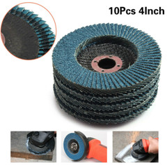 Premium Zirconia Flap Disc 4″ x 5/8-Inch, 40 Grit, for Angle Grinder 10Pack