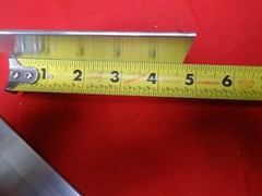 3 PIECES OF 6061 Aluminum T Bar, 1/8″ Thick x 2″ H x 1 1/2″ W x 4 5/8″ Length