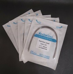 100Pcs 10Packs Dental Orthodontic Stainless Steel Arch Wires Round Natural Form