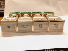 LPB Unimax Series 9 28V 4PDT Green&Blue Illuminated Momentary Pushbutton Switch