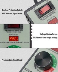 AC Motor Speed Controller 120V Variable Voltage Regulator with LED Display | …