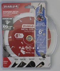 Diablo 6 in. Diamond Metal Cut-Off Wheel 0.047 in. x 7/8 in. 1 pk