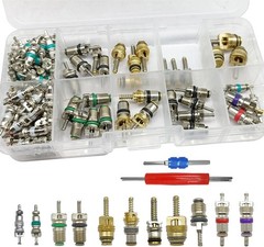 Refrigeration Valve Core Assortment Kit 102 Pieces