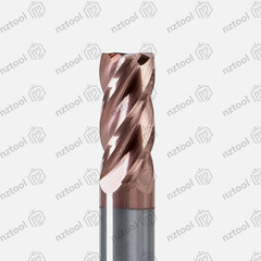 1/8″ 4 Flute TiSiN Coated Carbide End Mill for Aluminum, Steel, Plastic